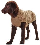 (from neck to beginning of tail) Dog Pullover Malmö, beige 9.8 25 cm HT62876 $13.00 11.8 30 cm HT62877 $15.00 13.7 35 cm HT62878 $15.00 15.