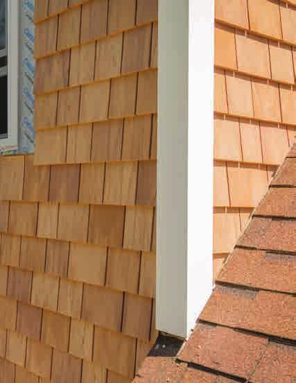 Simplified installation While Cedar Impressions Individual 5" Sawmill Shingles install like real wood, they eliminate many of wood s trimming and finishing issues.
