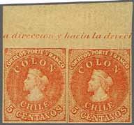 The stamps tied by light target handstamps in black with CONCEPCION datestamp in black below. The cover internally dated March 24 at Concepcion.