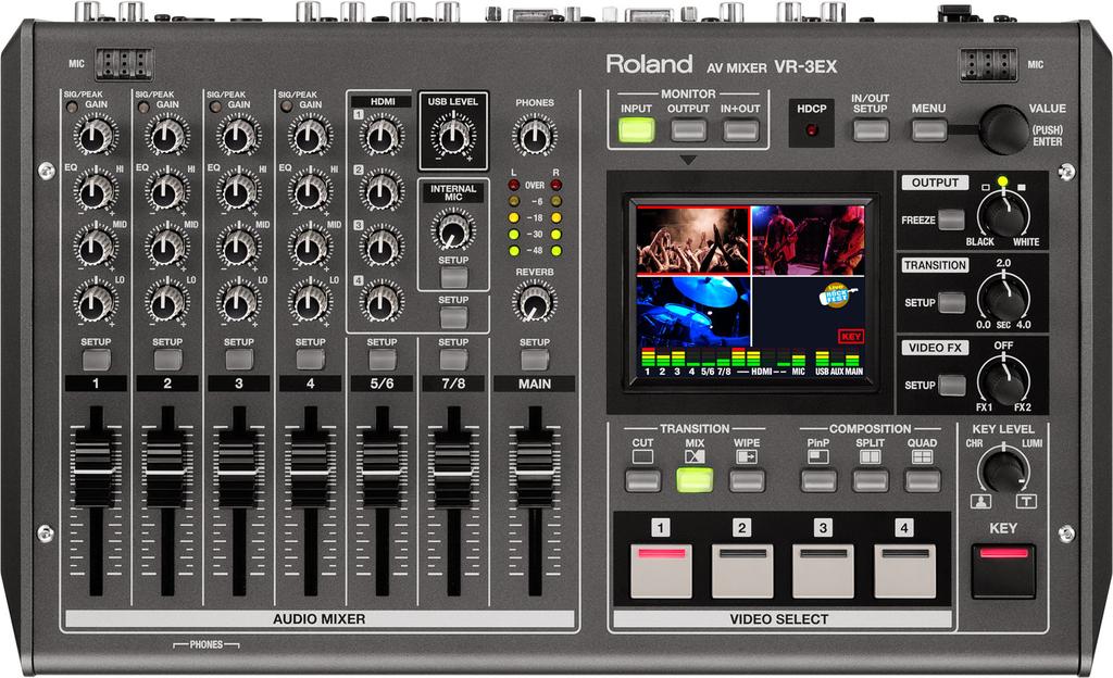 Roland VR3EX AV mixer 1 x New (unopened) $1990 An all-in-one AV