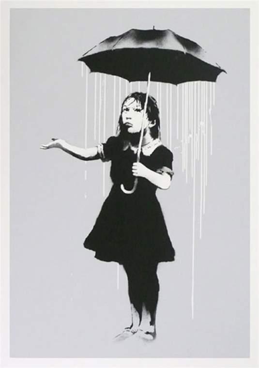 Banksy Nola (White Rain) 45,995 Detail