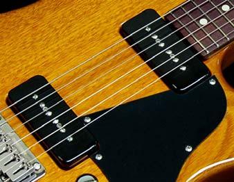 The longstanding benefit of a Soapbar-style pickup is that they produce a sound that lives between the weaker F-type, single coil and the fat focus of a humbucker, giving you a sound nothing else can
