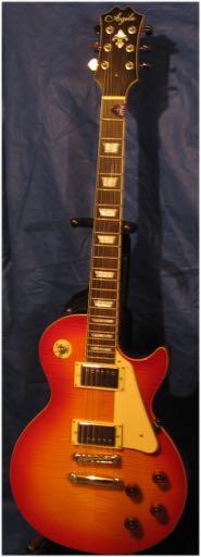 Gibson Les Paul style Original Model: Gibson Les Paul Headstock: classic 3 on each side with angled pulled back headstock Nut: plastic or bone Scale Length: 24.