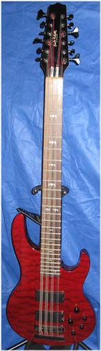 Multi-string basses (8 & 12 strings) Original Model: Hamer custom shop Headstock: 4 or 6 tuners per