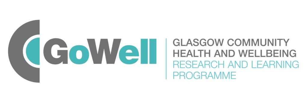 Changes in health-related indicators in GoWell and other areas undergoing