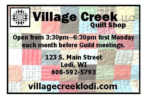 We'll talk about appraisals, personal growth, and the legacy we leave behind. Before the meeting stop at our Local Quilt Shop (LQS) Village Creek Quilt Shop!