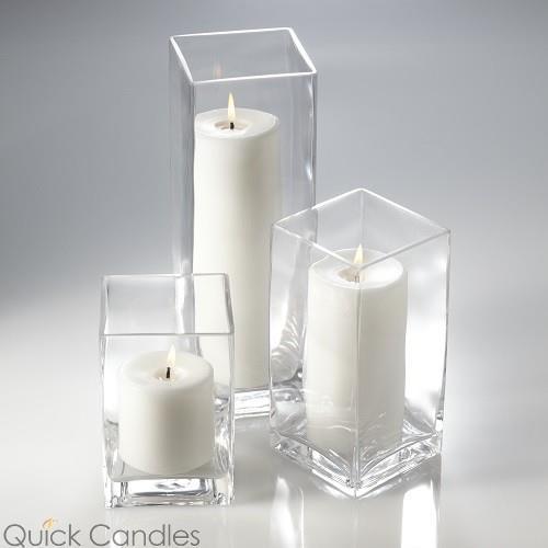 5 Tall Pillar candles available Square