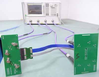Appendix E Test and Measurement Setup For frequency domain measurements, the test instrument is the Agilent N5230C PNA-L network analyzer.