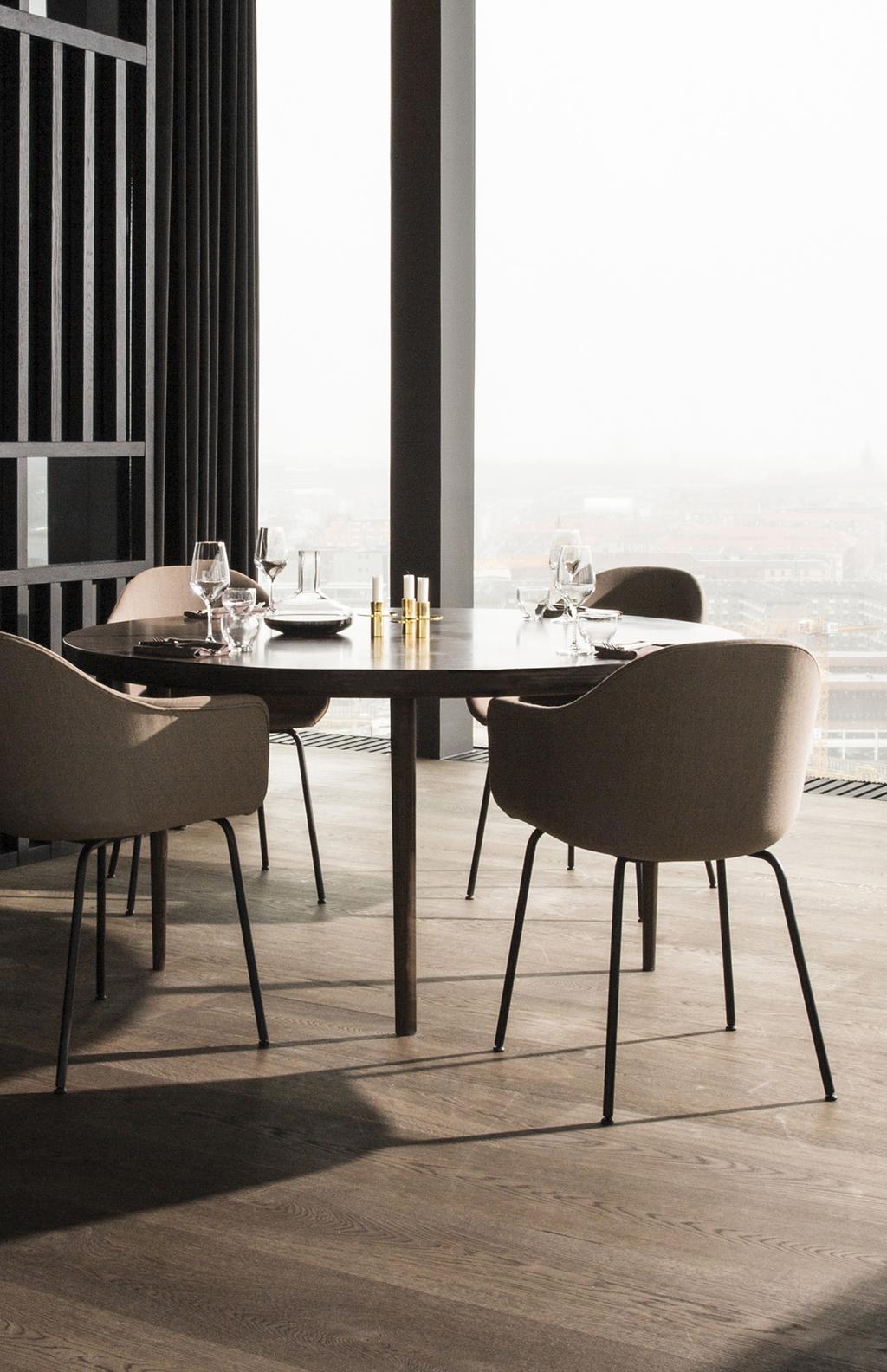 Harbour Chair Conceived during the design process for MENU s new creative destination Menu Space located in Copenhagen s thriving Nordhavn (Northern Harbour) area, the Habour Chair is the result of