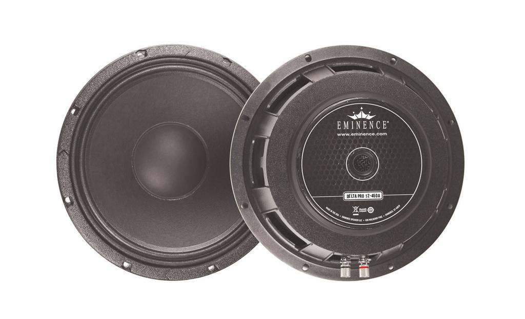 Professional series DELTA PRO 1-450-4 The Delta Pro 1-450 is a lighter weight version of the Delta Pro 1. Recommended as a woofer or midbass in vented enclosures.