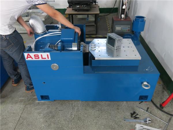 After connected the connector with moving coil and horizontal test bench,