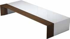 ADDINGTON COFFEE TABLE Shown in Walnut and Graphite LEYTON NESTING COFFEE TABLES