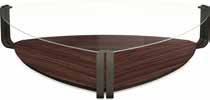 Bronze MILLBANK COFFEE TABLE Shown in Walnut and Graphite BECKENHAM COFFEE TABLE