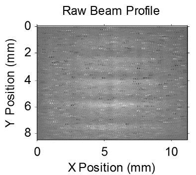 o Ê 2 E o 4- á 6- Noise Profile Median Filtered Beam Profile 8- X Position (mm) X Position (mm) XPosition (mm) (a) (b) (c) Figure 2.