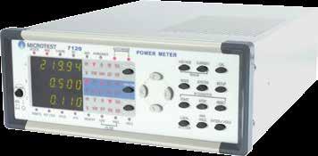 6 Automatic Testing Equipment Single-Phase Power Meter NEW 7110/7120 RS232 GPIB Option Key Feature AC / DC Dual amp / watt-hour meter Wide range 0.