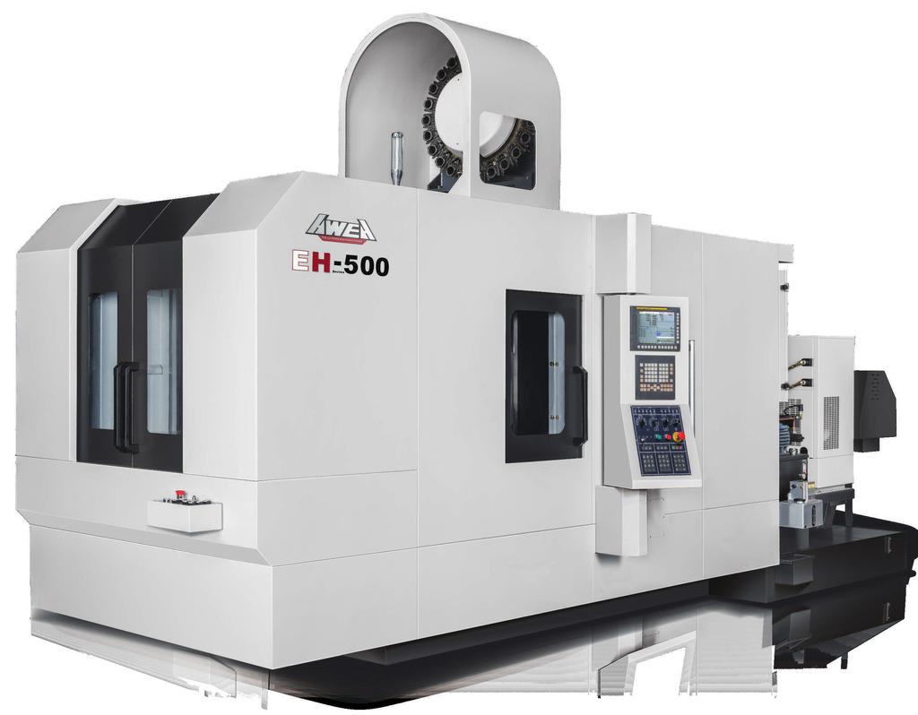 H Series 400 / 00 HIGH SPEED HORIZONTAL MACHINING CENTERS Combining design concepts of compact structure, high speed machining and