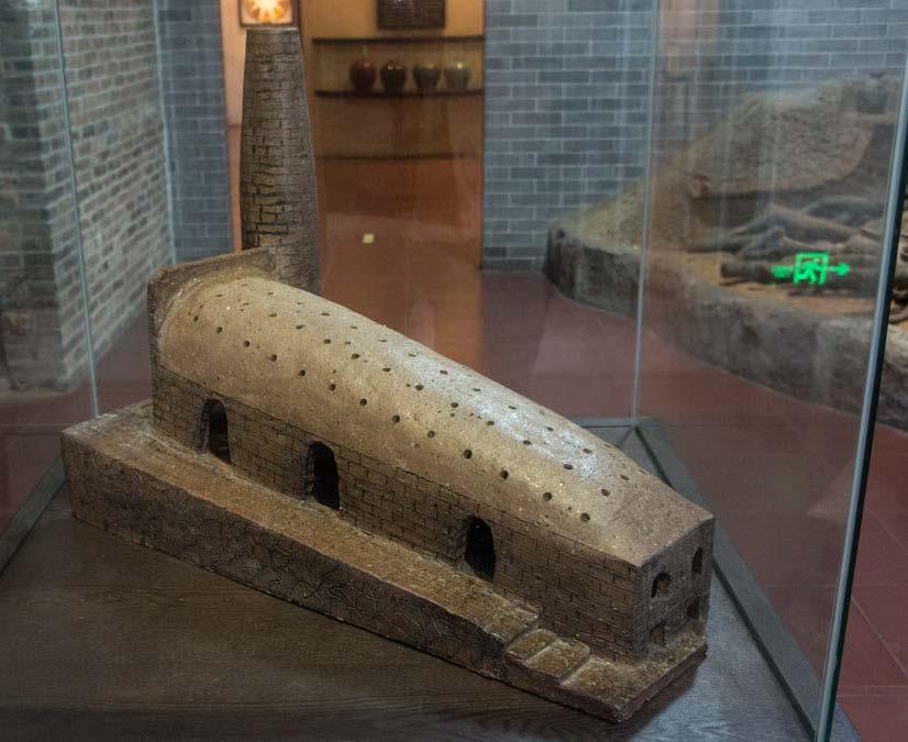 Simplistic model of a typical dragon kiln The Nanfeng kiln is set at a considerably steeper angle and is longer than this model portrays My explanation of the dragon kiln this is a variety of