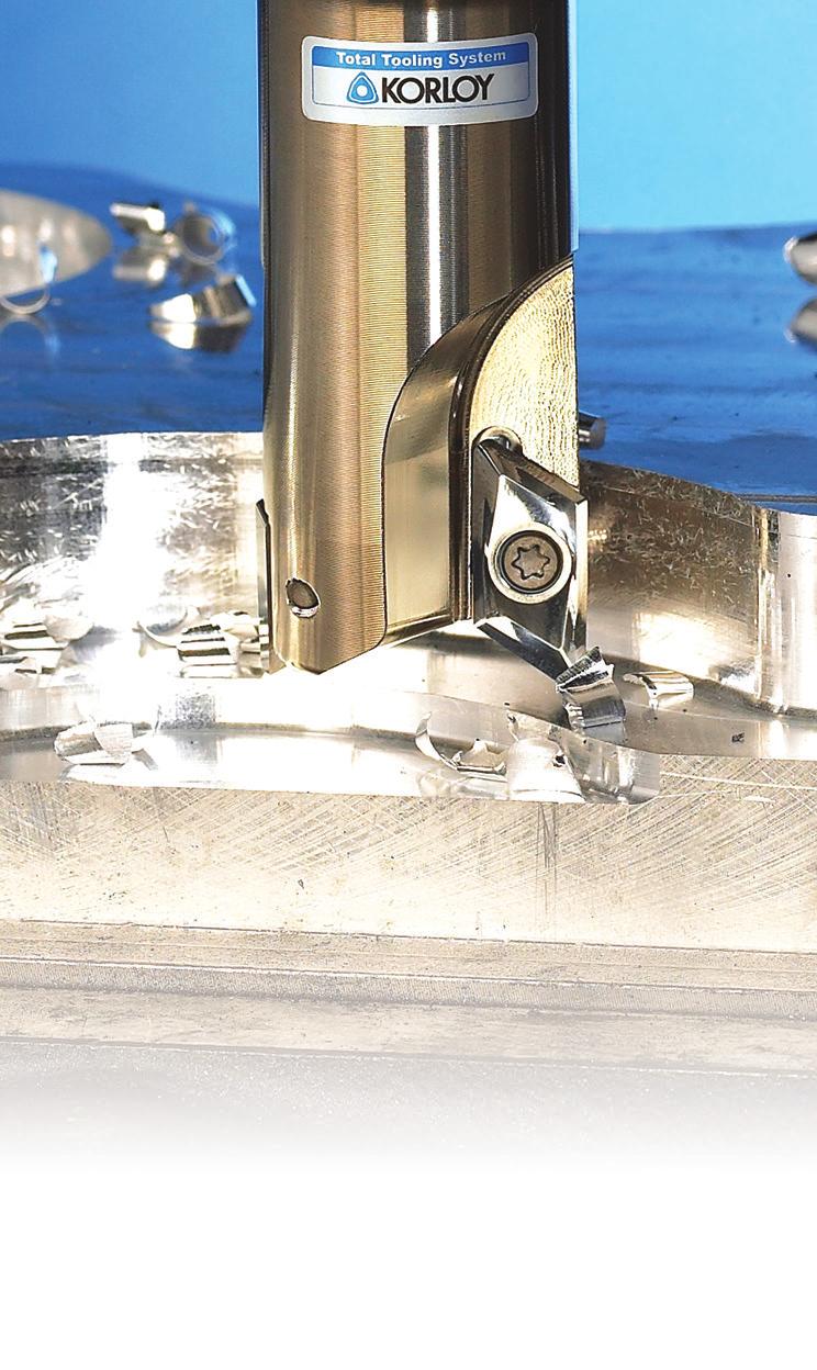 Pro-X Mill Kit Collection Features Strong clamping due to the concave face of the insert's bottom side.