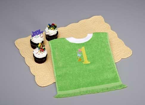 MasterWorks III Monkey Bib Make meal time more fun with this cute bib! It makes a great gift for a first birthday.