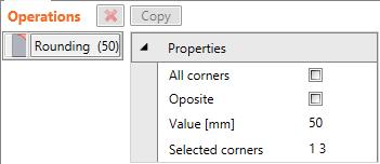 IDEA Connection user guide 137 5.5.1.1 Edge offset Click Offset in ribbon group Operations to add a new offset of edge.