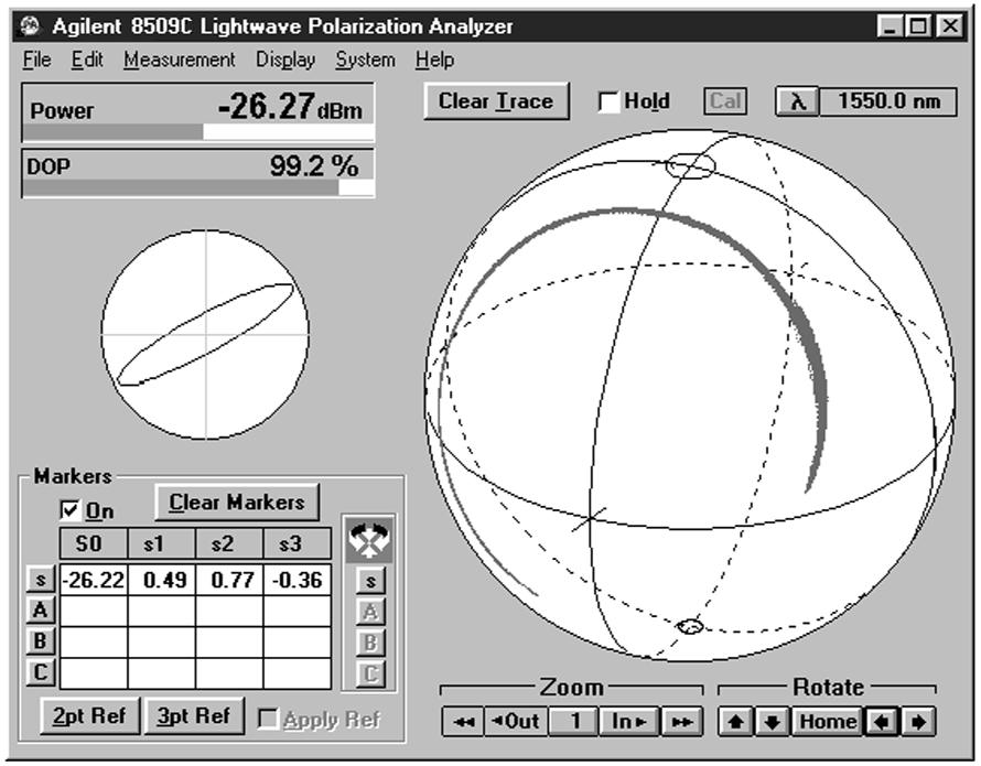 III. Making Narrowband PMD Measurements Using the Agilent 8509C Lightwave Polarization Analyzer A.