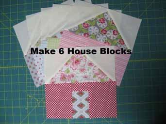 blocks made, you are ready to start making the rows in your quilt. We wills start with the cute little Nine Patch Rows.