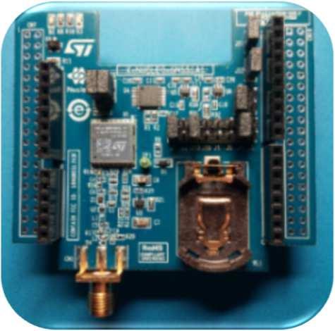 X-Nucleo-GNSS1A1 For development on STM32 based design Includes: X-CUBE-GNSS1