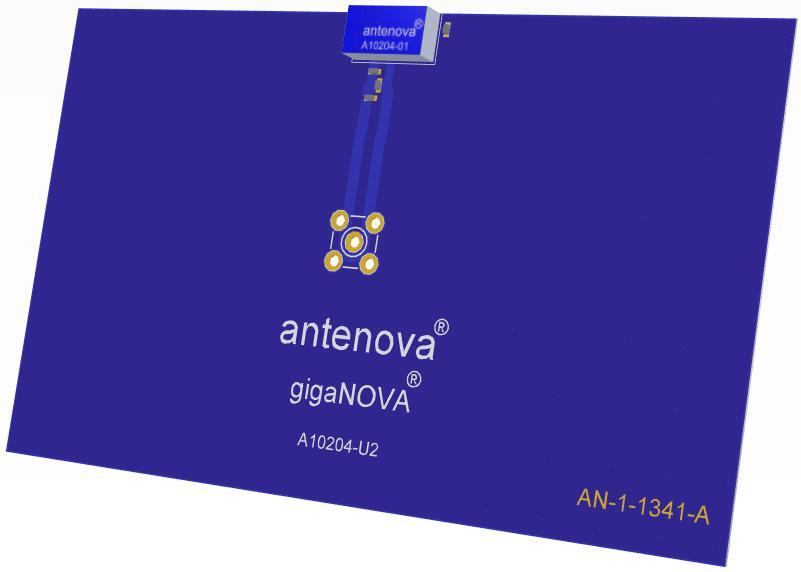 Other configurations are possible but recommend contacting Antenova for advice on any other antenna placement options.