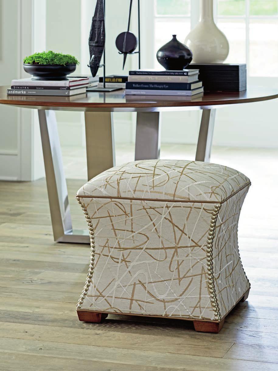 46 KITANO The Eclipse ottoman is one of our favorite designs - it s versatile enough to use in