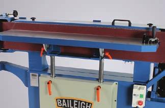 5" x 9" Table Tilt 45 The ES-9138 is one of the largest oscillating edge sanders that you