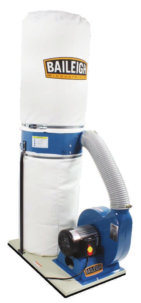 Dust Collector DC-1300B 4 inch inlet Extra rigid