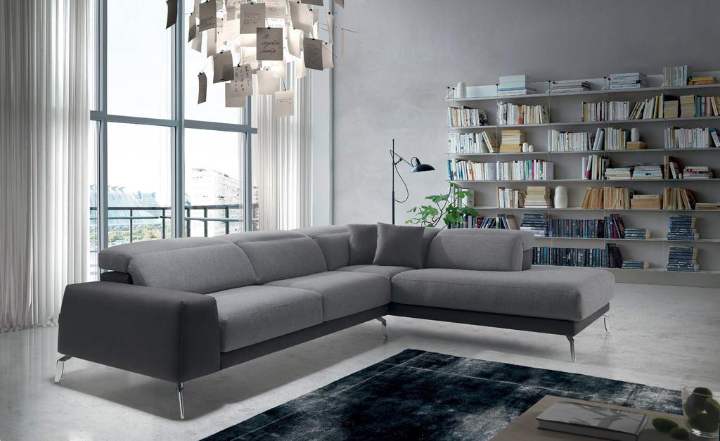 LIVING AREA SECTIONAL: 292X233X97/77H CM/