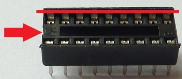 Insert the resistor through the board holes and bend the wires on the copper side of the PCB gently slightly outwards.