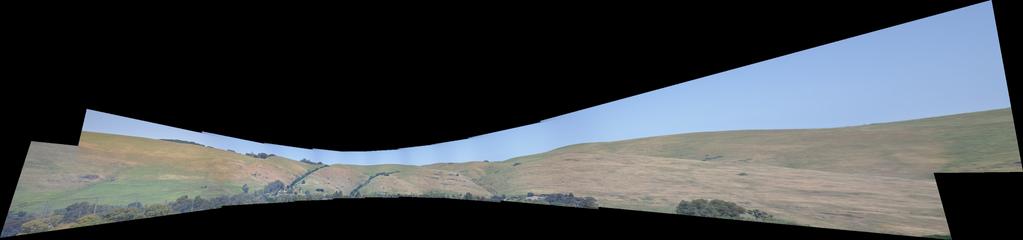 (c) Output panorama 3: Fremont hills, 19 images, 3575