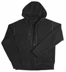Hood, On Duty Sweatshirt jacket, Technique II Hood with drawstring, chest pocket with