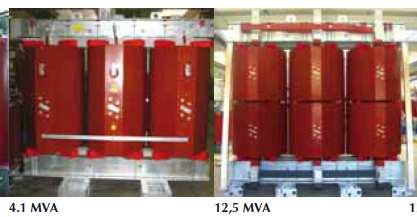 transformers to 20MVA / 36kV (dry / oil) - distribution,