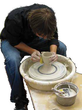 with C- or > Students will explore more advanced ceramics techniques.