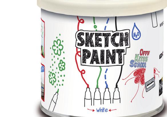 Any surface that is not closed or sealed before painted with SketchPaint, will not work well.