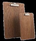 WC988 The Clip Board Menu Wooden clipboards are strong, good looking and make the perfect menu holder when sitting on a counter or table top.