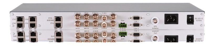 LANTIME M600 The M600 is a high end NTP server with an im pressive hardware configuration: 4 x Ethernet ports, an ultra-stable oscillator with fantastic