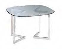 5"D 16"H AURA ROUND TABLE white metal 820844