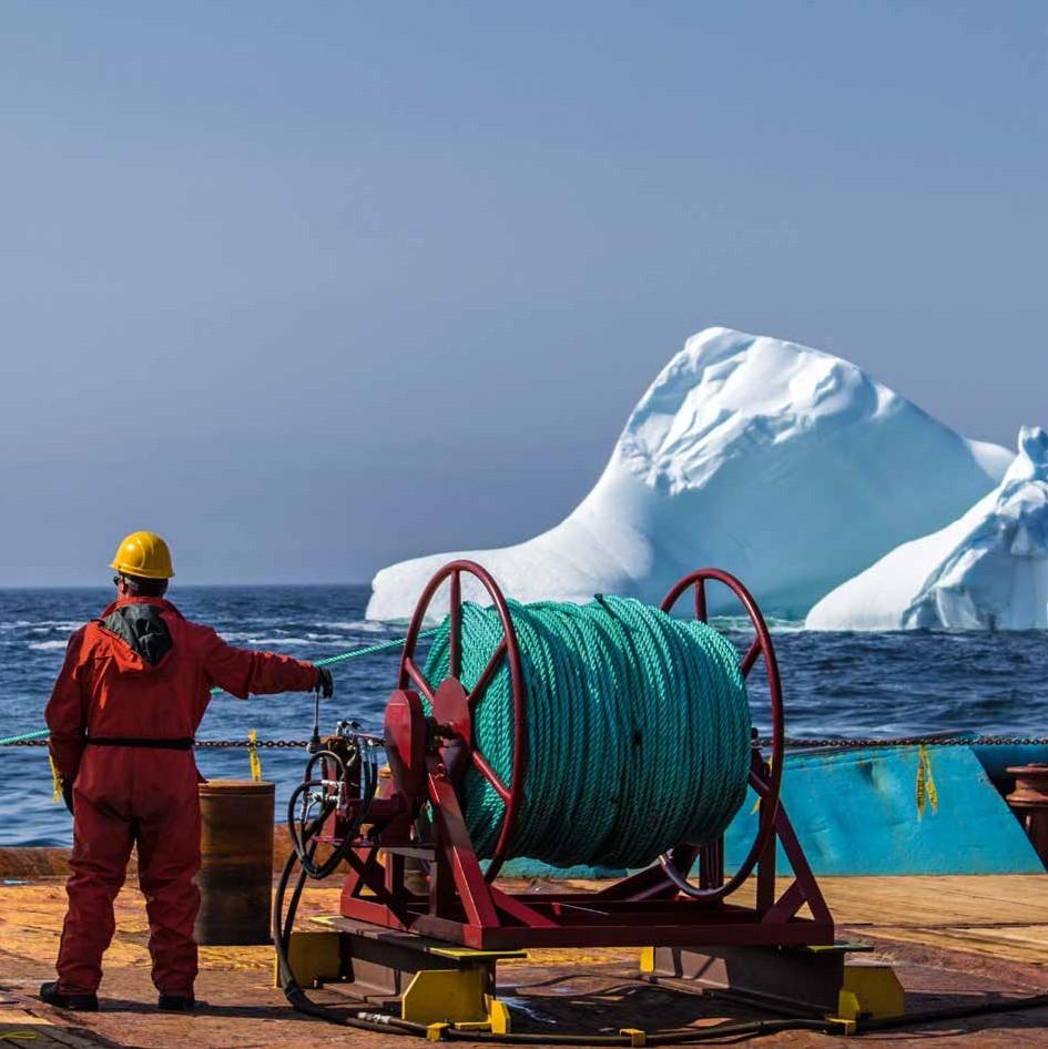 ICE MANAGEMENT Our experienced crews support operators off the northeastern coast of Canada every year to