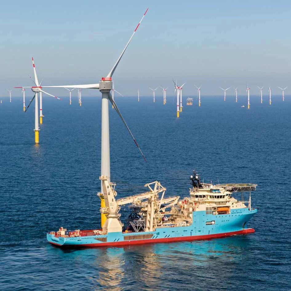 17 WIND We support offshore wind operators in maintenance work through walk-to-work and accommodation services, and have
