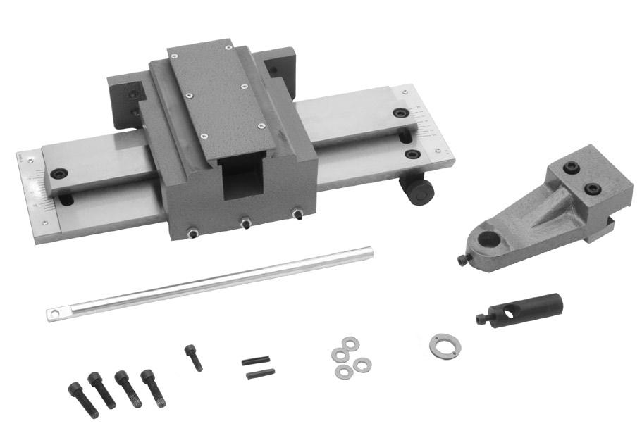 INVENTORY The following is a description of the main components shipped with the SHOP FOX Model M1022 Taper Attachment. Lay the components out to inventory them. Box Contents (Figure 1) QTY A.