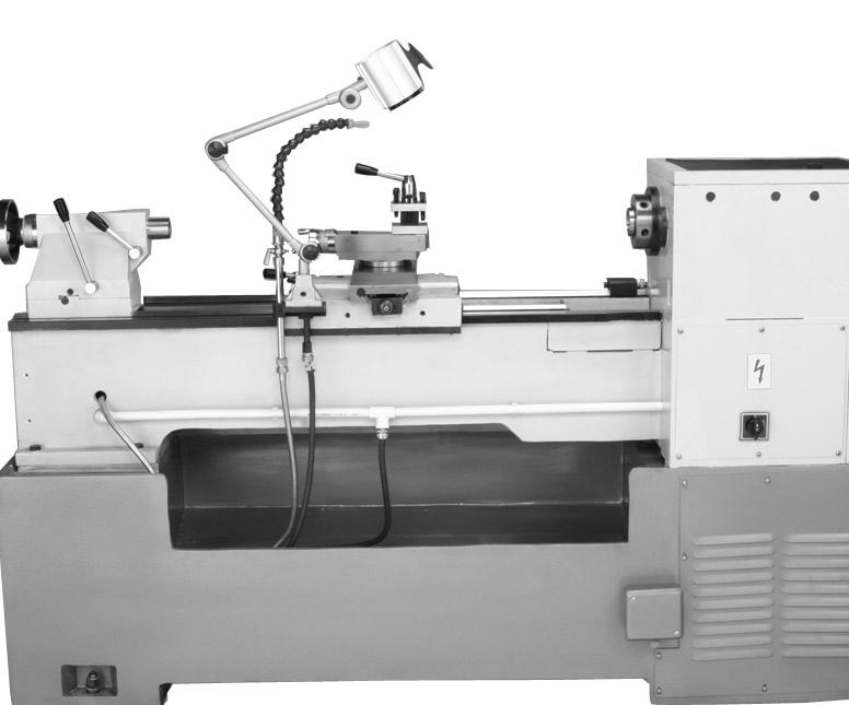 INSTALLATION The Model M1022 Taper Attachment mounts quickly to the back of the carriage and bed way of the Model M1019 Gear Head Lathe.