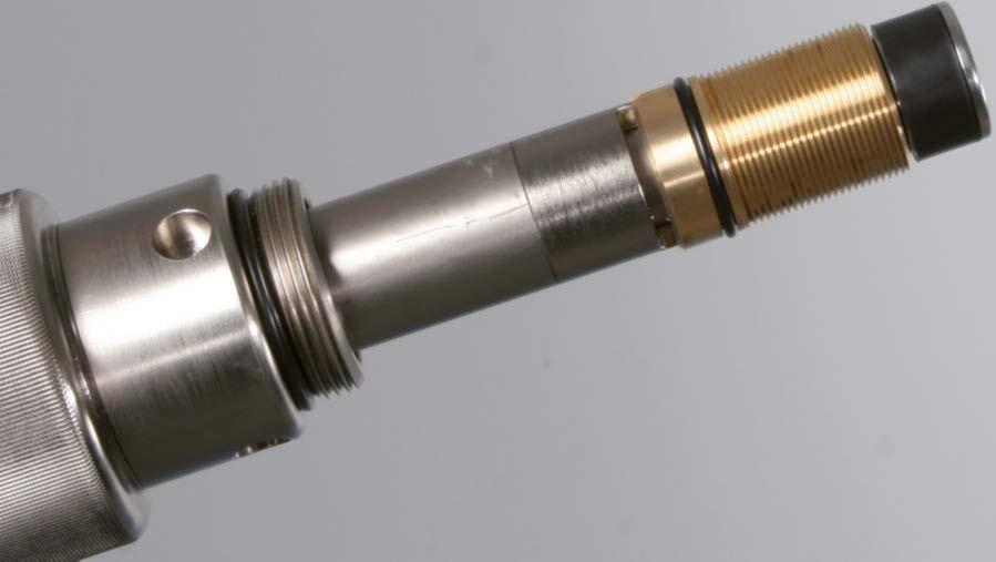 outer spindle of the EWE tap hole sealing bush insertion