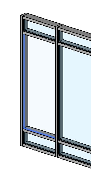 in a curtain wall. Ordinary doors can only be placed (hosted) in a wall. Curtain Wall Panels can be placed (hosted) in a curtain wall.