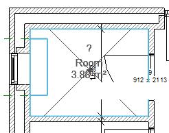 From the RIBBON choose ARCHITECTURE TAB, choose ROOM On the Option bar choose UPPER LIMIT: 02 Roof and OFFSET 0