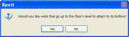 Terminate editing by clicking on Finish Edit Mode In case this dialogue box pops up, click on No On the longitudinal section you can see the two different floor types by zooming in on the partition