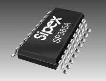 SP385A 3V to 5V RS-3 Line Driver/Receiver Operates from 3.3V or 5V Power Supply Meets All EIA-3D and V.8 Specifications at 5V Meets EIA-56 Specifications at 3.